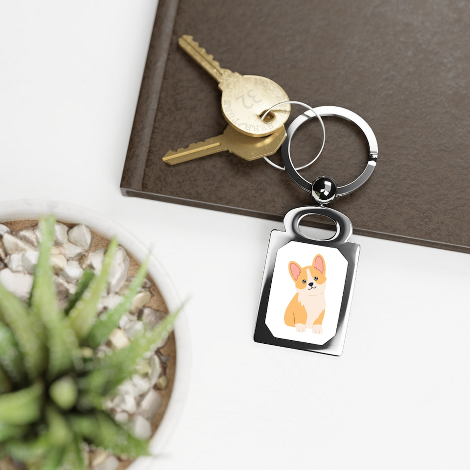 Rectangle Photo Keyring - Ganesa Trading Inc.