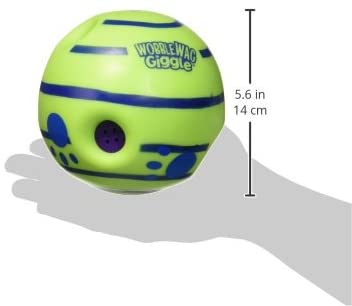 Wobble Wag Giggle Ball,interactive Dog Toy,fun Giggle Sounds Dog Play Ball  Training Sport Pet Toys