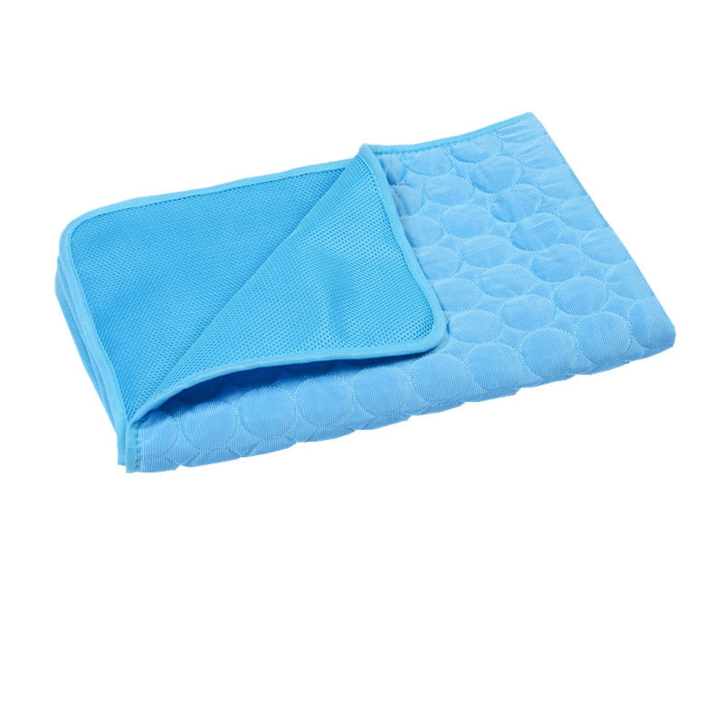 Dog Mat Cooling Summer Pad Mat For Dogs Cat Blanket Sofa Breathable Pet Dog Bed Summer Washable For Small Medium Large Dogs Car 4.6 - Ganesa Trading Inc.