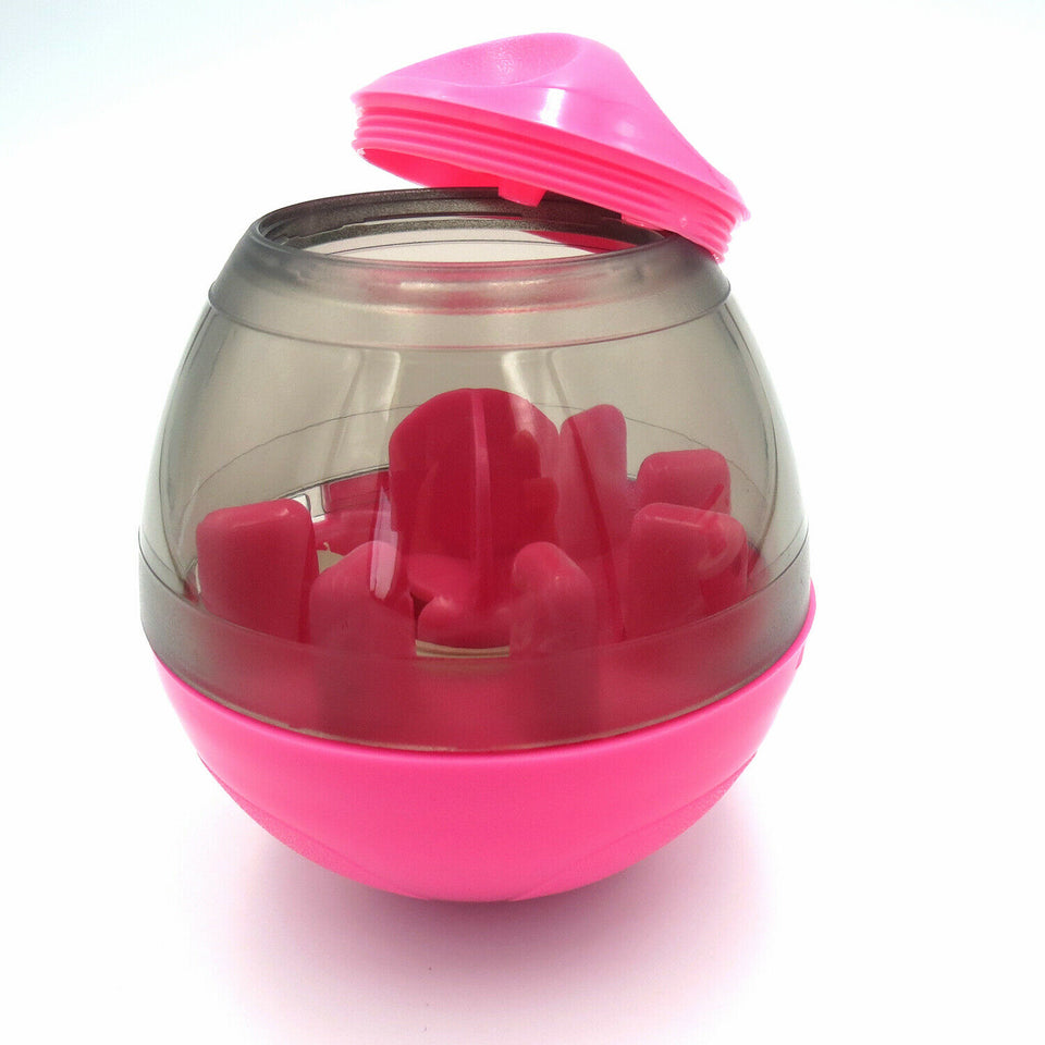 Dog Food Balls Tumbler Pet Puppy Feeder Dispenser Bowl Toy Leak – Ganesa Trading Inc