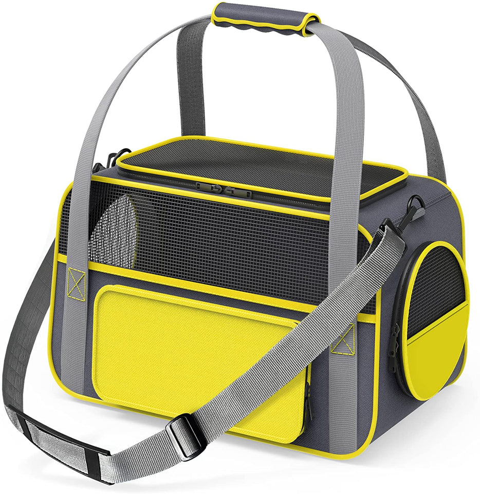 Dog Carriers Cat Pet Carrier Airline Approved Soft Sided Pets