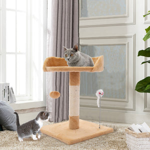 Cat Tower Kittens Pet Play House Cat Activity Tree Condo Scratching Sisal Post - Ganesa Trading Inc.