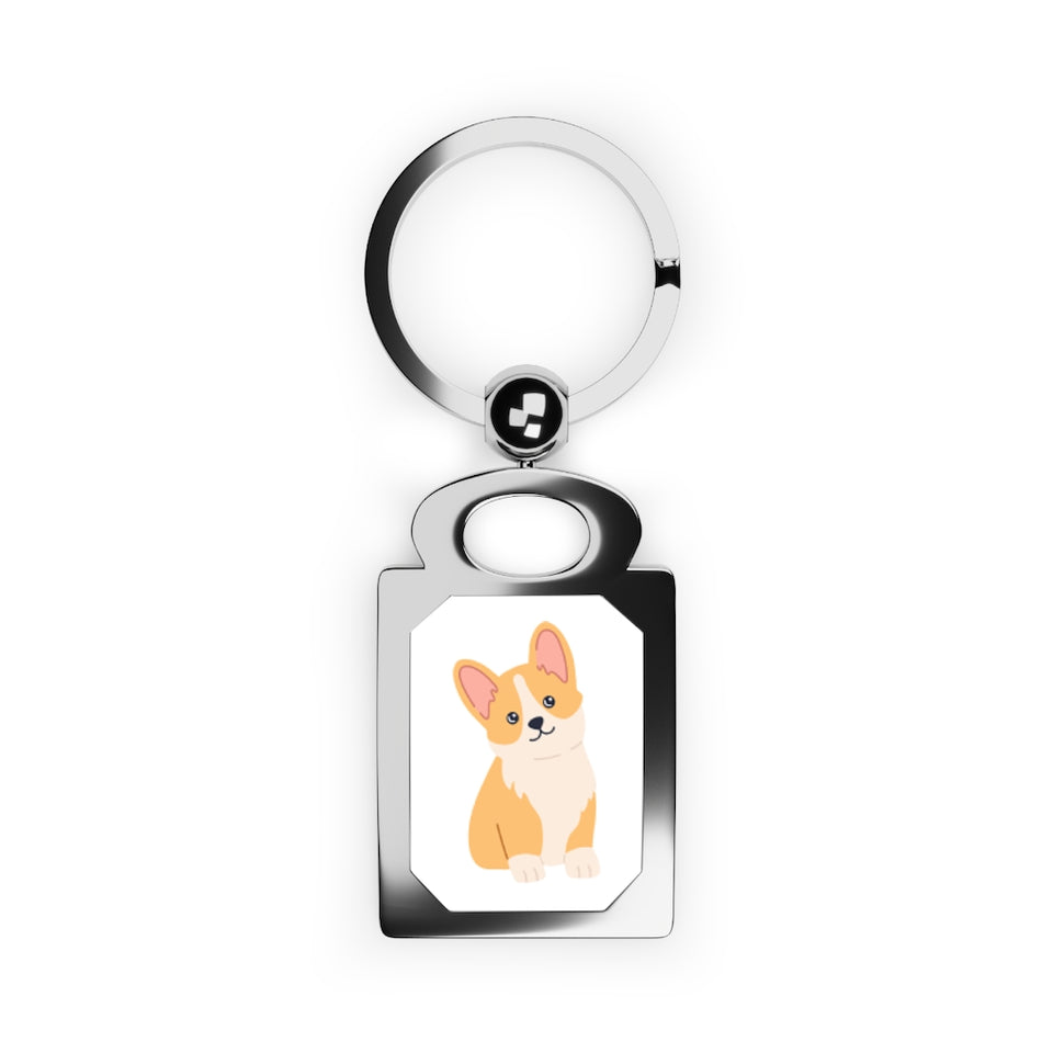 Rectangle Photo Keyring - Ganesa Trading Inc.