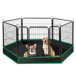 Pet Playpen Mesh Fabric Top Cover, Provide Shaded Areas for Pets and Protect from UV/Rain, Fits All 24 Inch Play Pen - Ganesa Trading Inc.